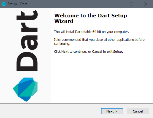 Windows Dart Setup Wizard